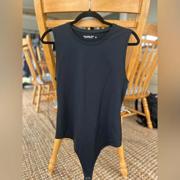 Abercrombie & Fitch Tops - Abercrombie & Fitch Black Soft AF Collection Bodysuit